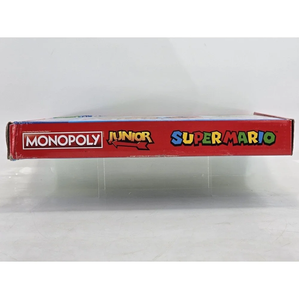 Monopoly Junior Super Mario Edition‎ Board Game, Fun Kids' Ages 5+ (BOX DAMAGE)